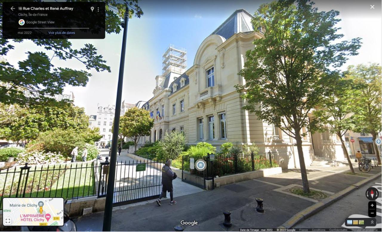 Апартаменты Tres Beau 2P Avec Vaste Sejour Ensoleille - A 50 M Du Metro Du Marche Et De La Mairie Клиши Экстерьер фото